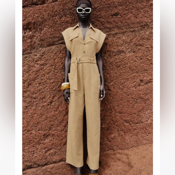 Zara Pants - ZARA CARGO JUMPSUIT XL